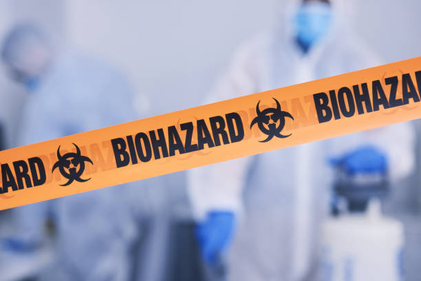 Professional Biohazard Cleanup technician working in Castle Rock, CO